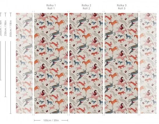 WALLCOLORS Oriental Animals wallpaper - tapeta POVRCH: Prowall Eco