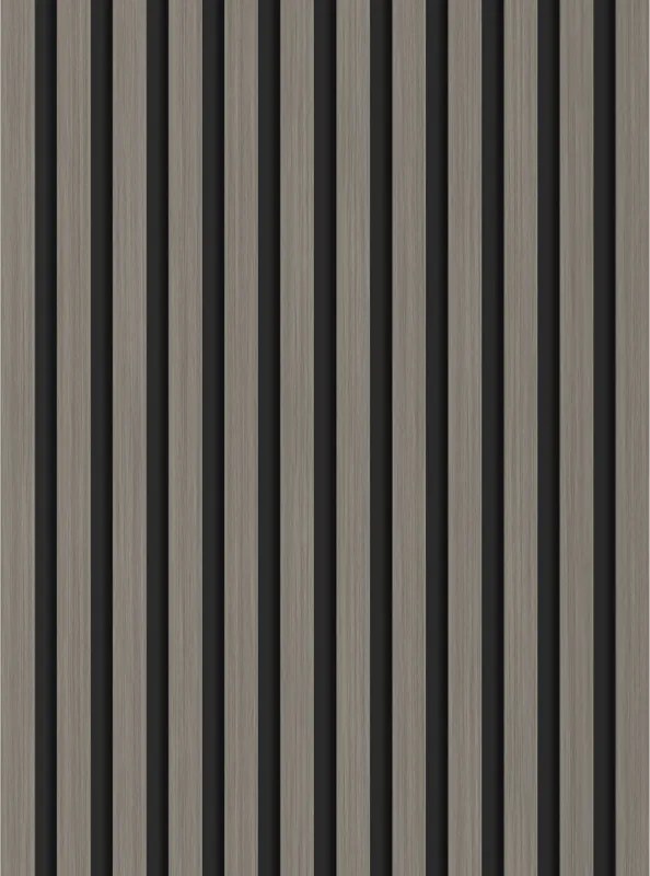 Mexen Lam-B, akustické stenové lamely 275 × 30 cm, HDF doska 4 mm, technická dyha, dub oceľový, S100-275307-3015-006