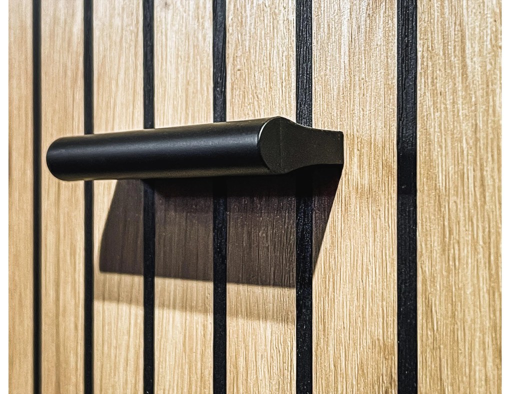 Šatníková skriňa Mablo (antracit + dub artisan + čierna). Akcia -22%. Vlastná spoľahlivá doprava až k Vám domov. 1097701