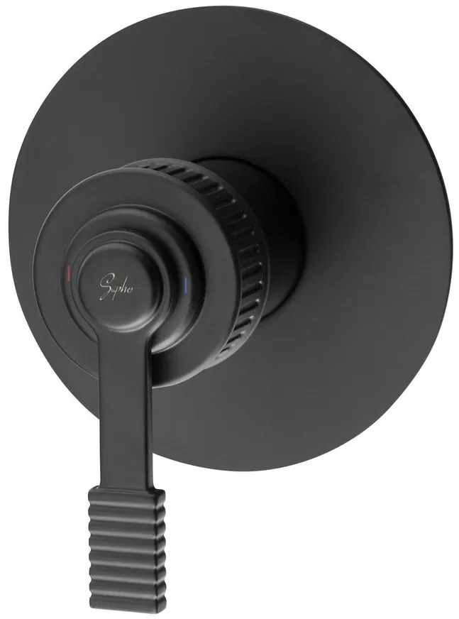 Sapho Sapho, VERSI podomietková sprchová batéria, 1 výstup, čierna mat, RV041/15