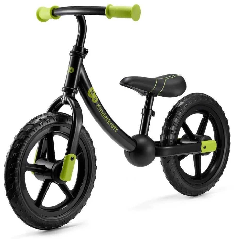 KINDERKRAFT - Odrážadlo 2WAY NEXT čierne