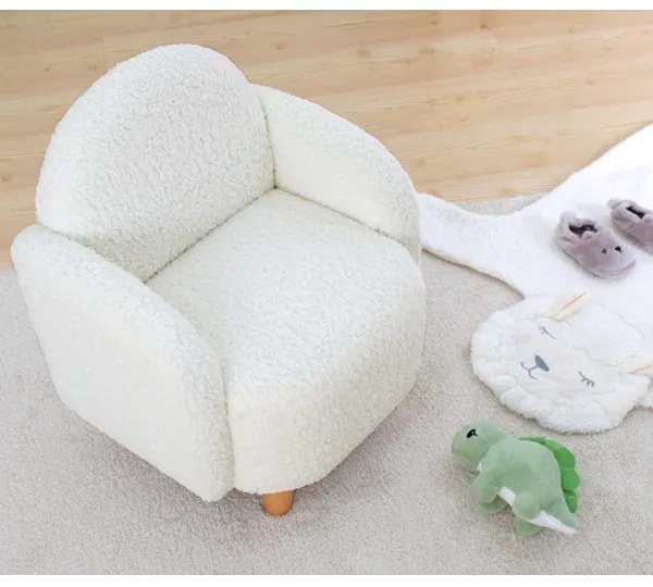 Detské kreslo DORY biele