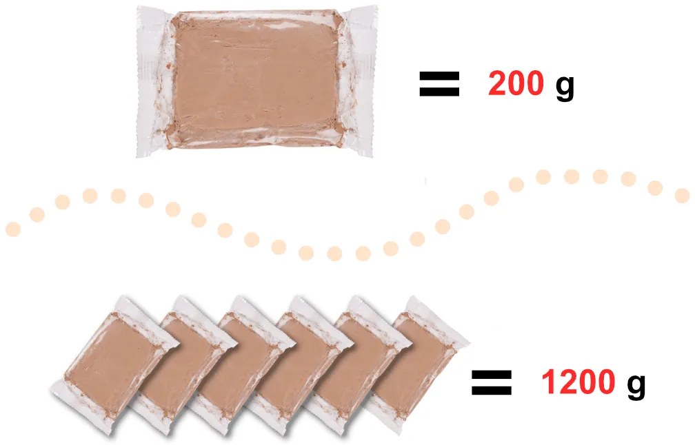 KIK Hlinená hmota na hrnčiarsky kruh 1200g