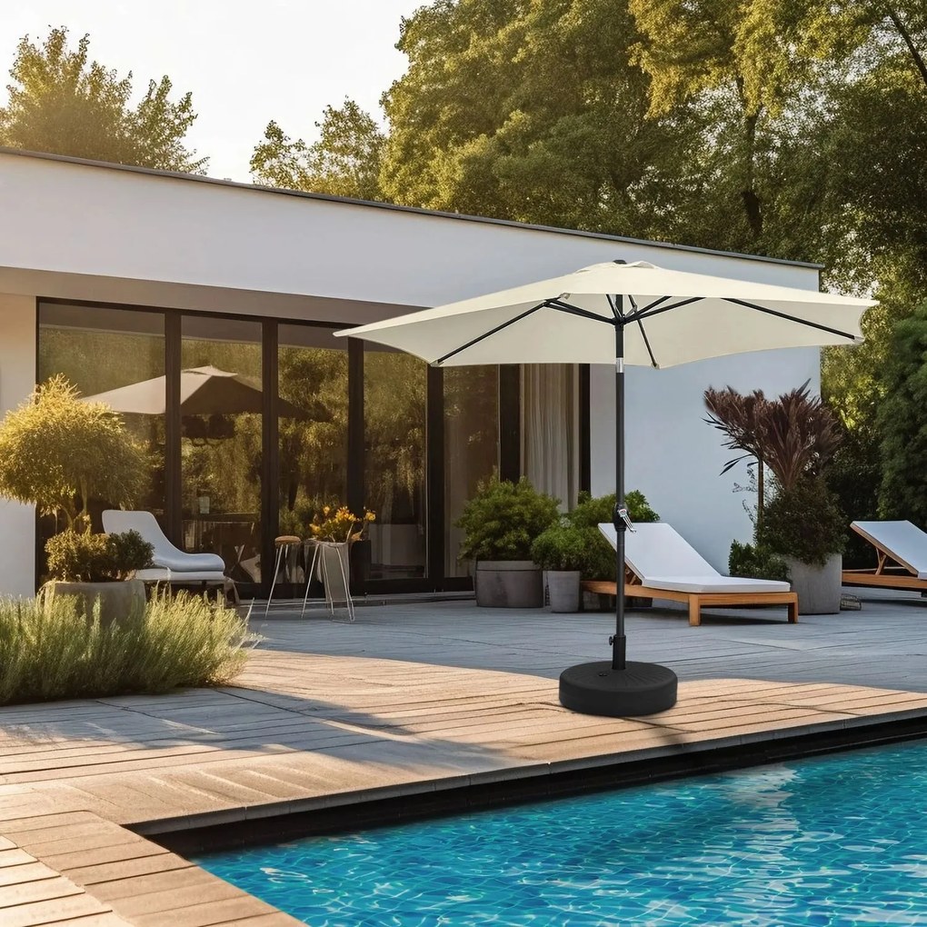 Záhradný slnečník PLUGO 210 cm béžový