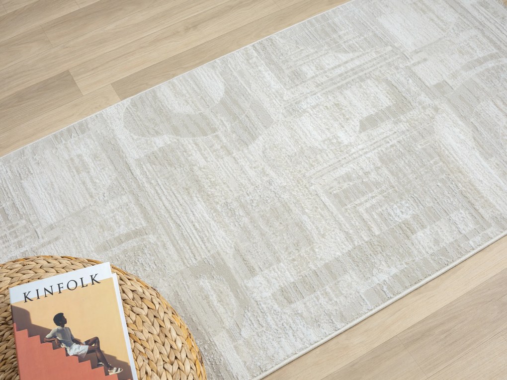 My Flair, Kusový koberec My Circles creme, 200x290, béžová, chodba / predsieň