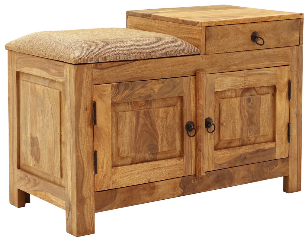 furniture-nabytek.cz - Drevený botník 90x60x40 z masívu palisander