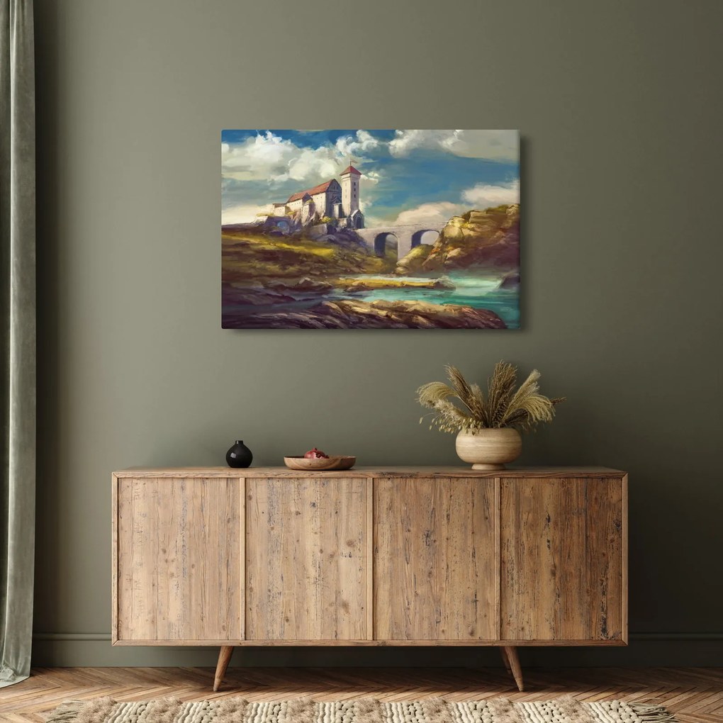 Obraz - Stredoveký hrad (90x60 cm)