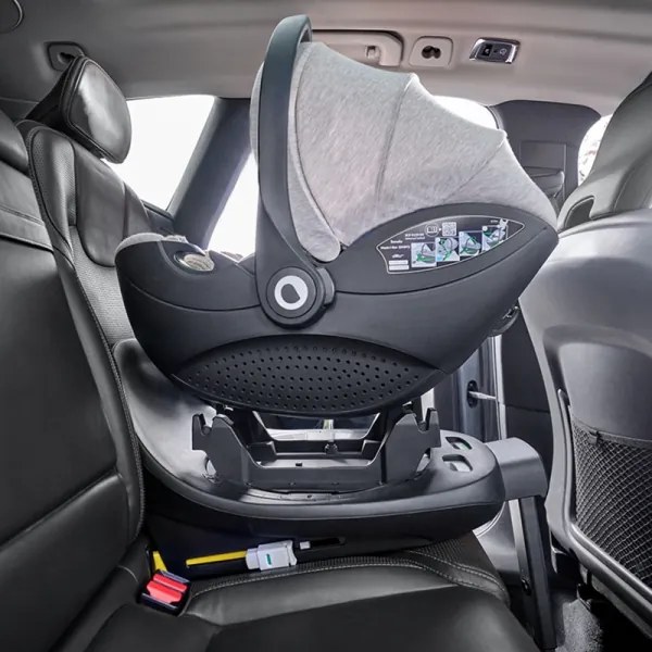 Lionelo - Otočná autosedačka s základňou MOXIE SET i-Size 40-87 cm pieskovo-béžová