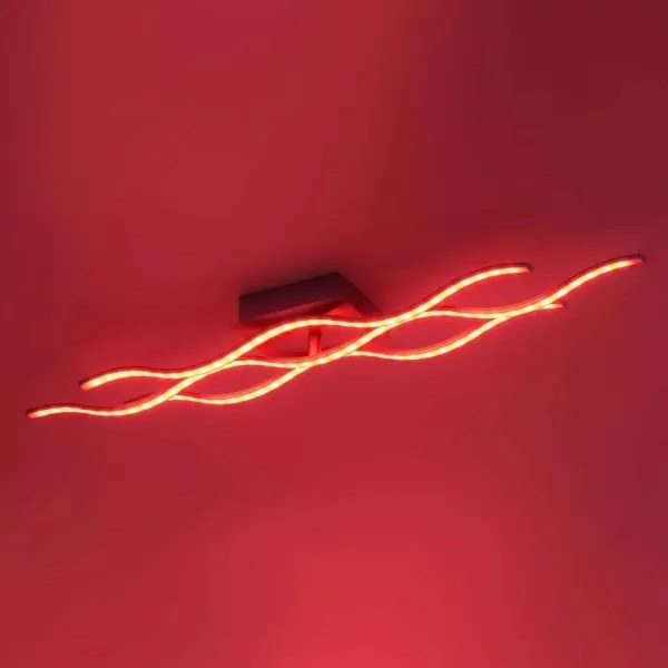 JUST LIGHT. 16266-55 -LED RGB Stm. stropné svietidlo LOLA WAVE LED/30W/230V + DO