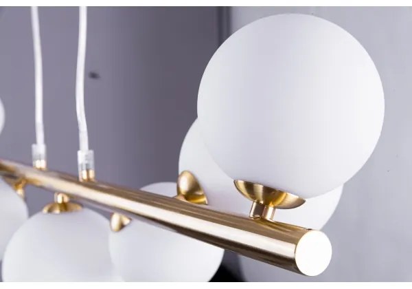 Azzardo AZ4409 - Luster na lanku SYBILLA 7xG9/25W/230V zlatá