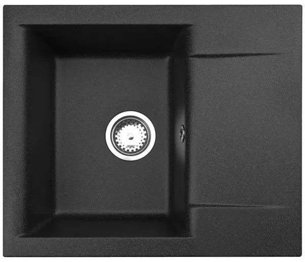ALVEUS SETA23197 - Kuchynský drez CADIT + drezová batéria MINTAS, 34 cm, granit/čierna