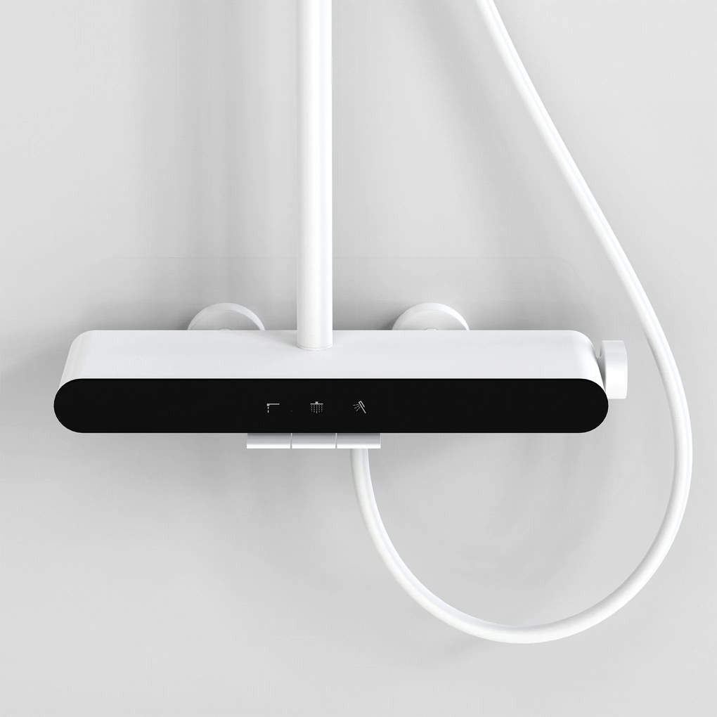 Rea Farel, sprchový set s vaňovým výtokom, biela, REA-P0353