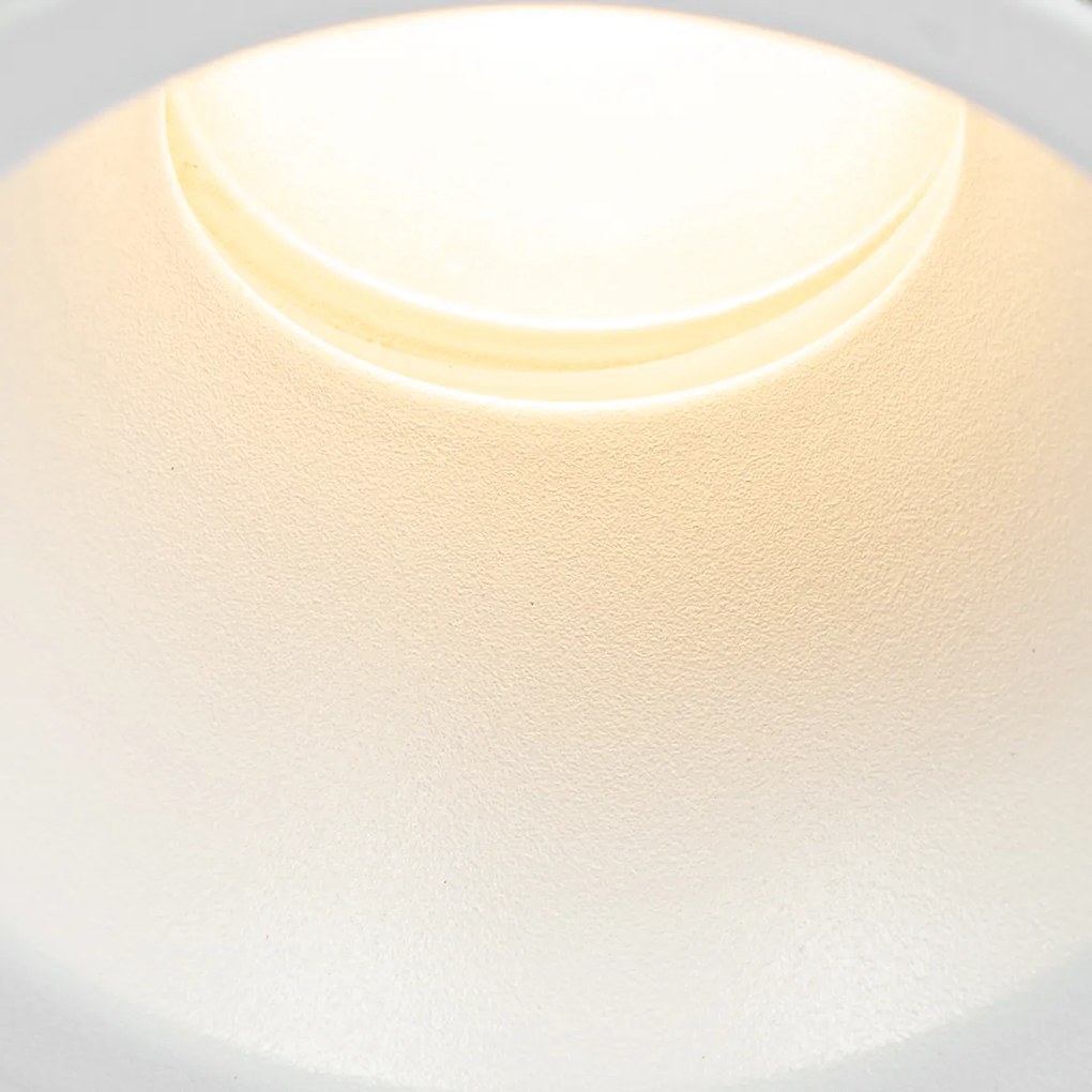Sada 12 vstavaných bodových svetiel bielych GU10 35 mm IP44 - Dept