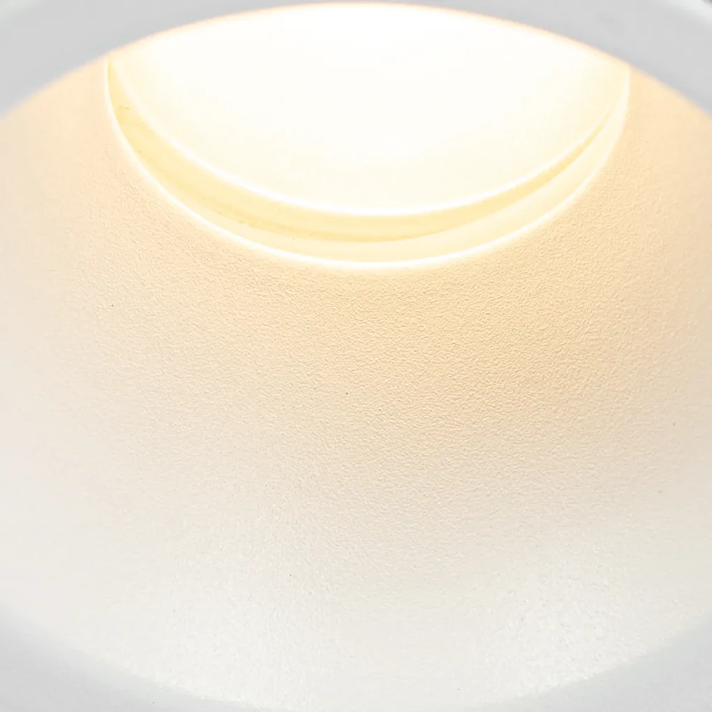 Sada 12 vstavaných bodových svetiel bielych GU10 35 mm IP44 - Dept