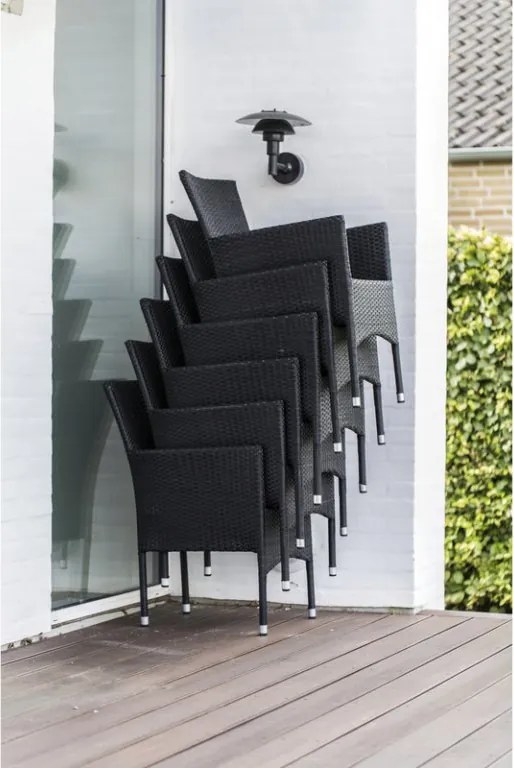 Záhradná zostava 6+1 NORIMBERG, čierny antracit