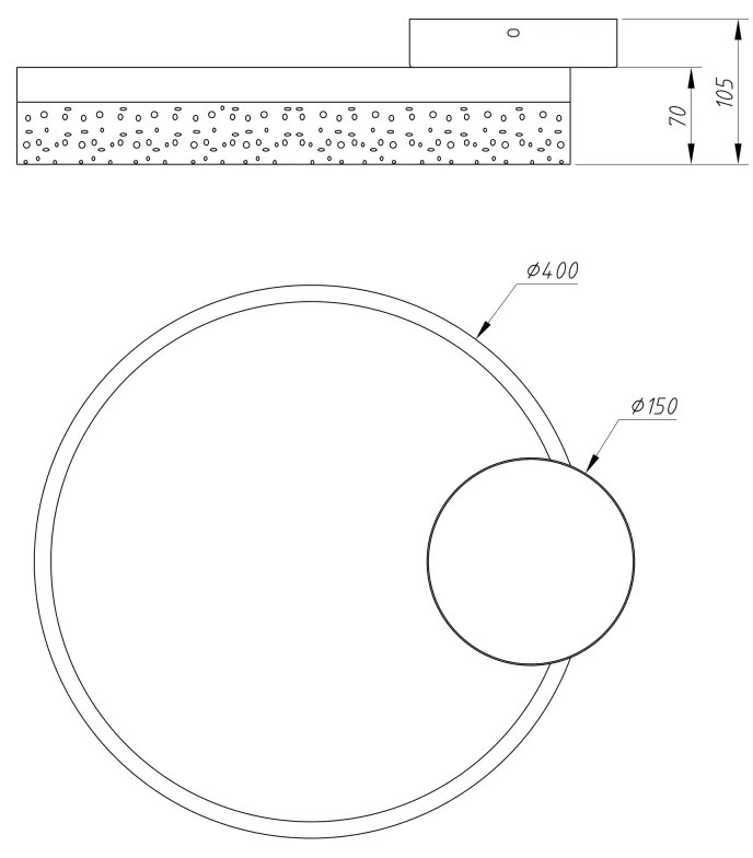 GLOBO SMITTY 68225-24 Stropné svietidlo