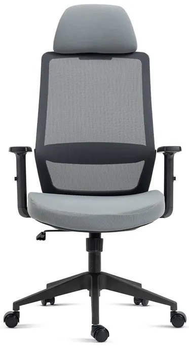 Autronic BONTEC Kancelárska stolička, hojdacia s polohovou aretáciou, šedá sieťovina, KA-V324 GREY Farba: Šedá