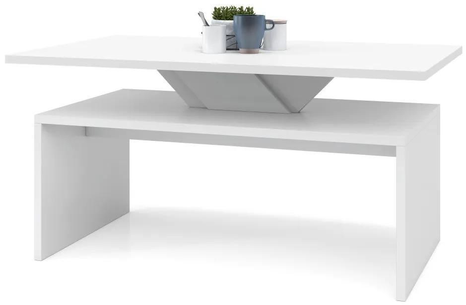 Mazzoni SISI biely - moderný, konferenčný stolík