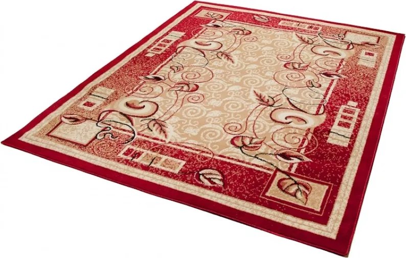 TA Koberec E952A ČERVENÝ ATLAS PP BLX Rozmer: 250x300 cm