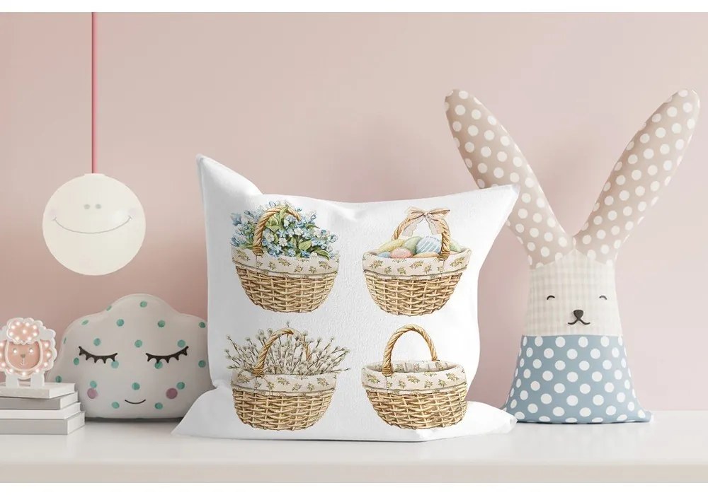 Obliečka na vankúš s veľkonočným motívom 43x43 cm – Mila Home