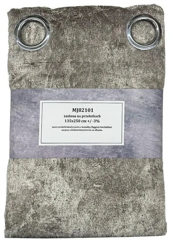 Záves na priechodkách  MJ82101/1 135x250 krémová