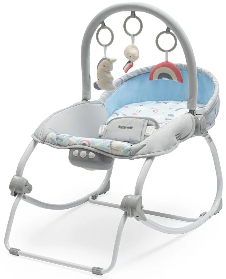 Baby Mix Multifunkčné hojdacie lehátko pre bábätkáJednorožec, 80 x 40 x 70 cm
