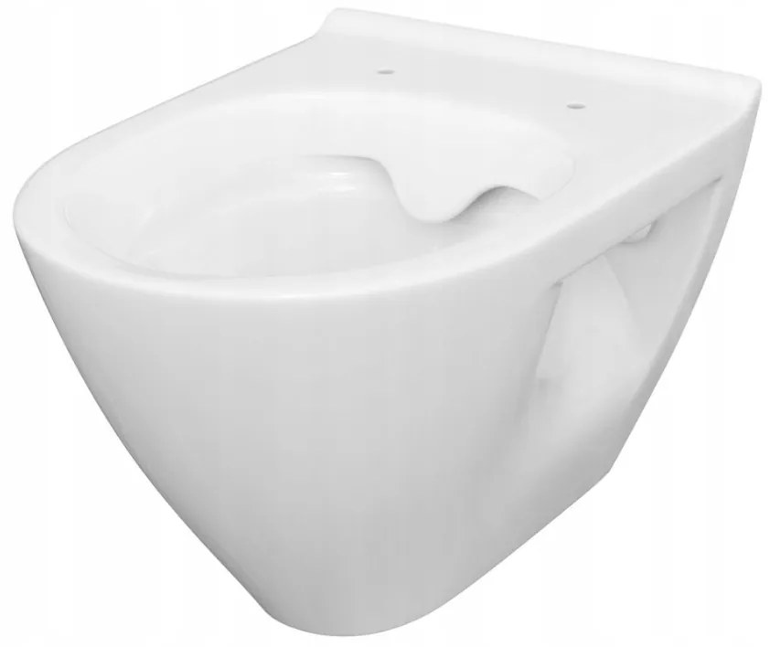 Cersanit Mille Plus CleanOn, závesná wc misa bez sedátka, biela, K675-007