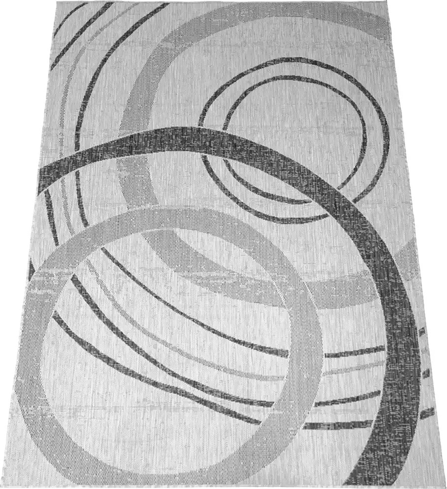 BE Koberec Eqos 0003 GREY – sivý obdĺžnikový Rozmer: 120x180 cm