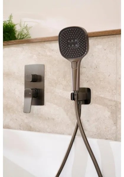 KFA Armatura 4529-501-61 - Sprchová sada s podomietkovou batériou MALAGA metalická šedá