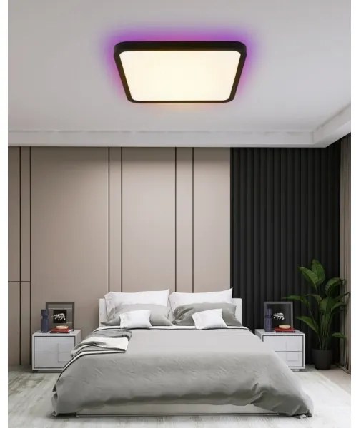 Immax NEO 07167-B40-LED RGBCCT Stmievateľné svietidlo 50W/230V Wi-Fi Tuya černá+DO