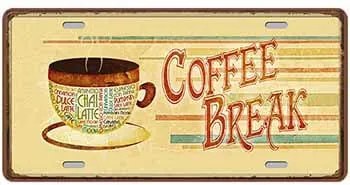 Ceduľa Coffee Break