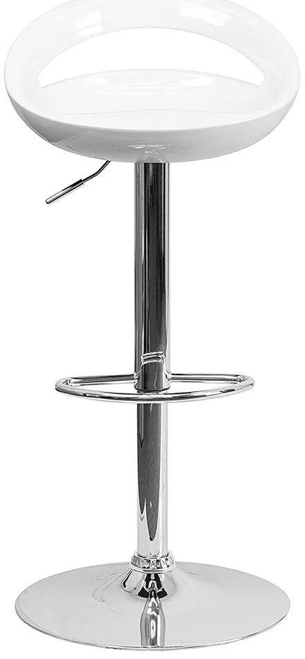 Barové stoličky Kitti, 2 ks, biele