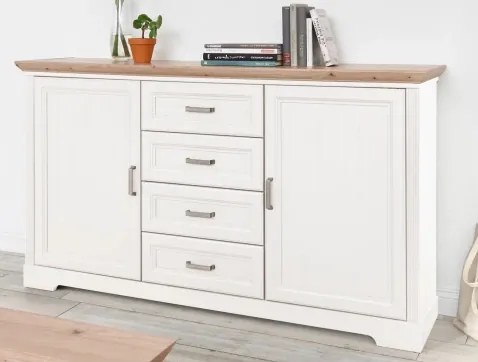 Komoda so zásuvkami Jasmin 165 cm, borovica/dub artisan%