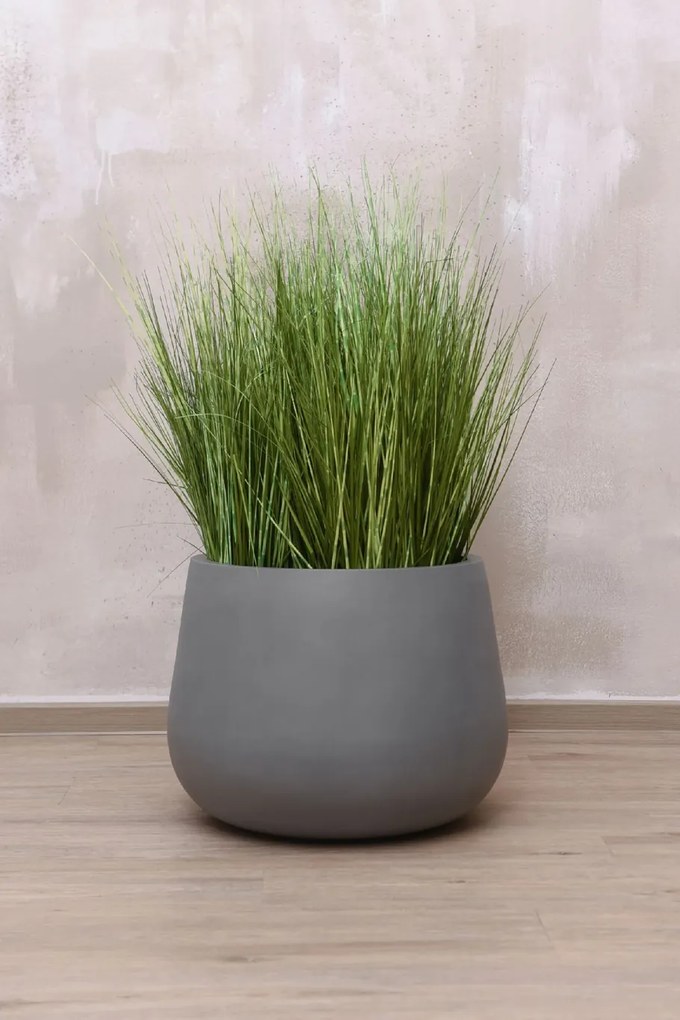 Umelá tráva v kvetináči ZEBRA, plast, výška 60 cm, zelená