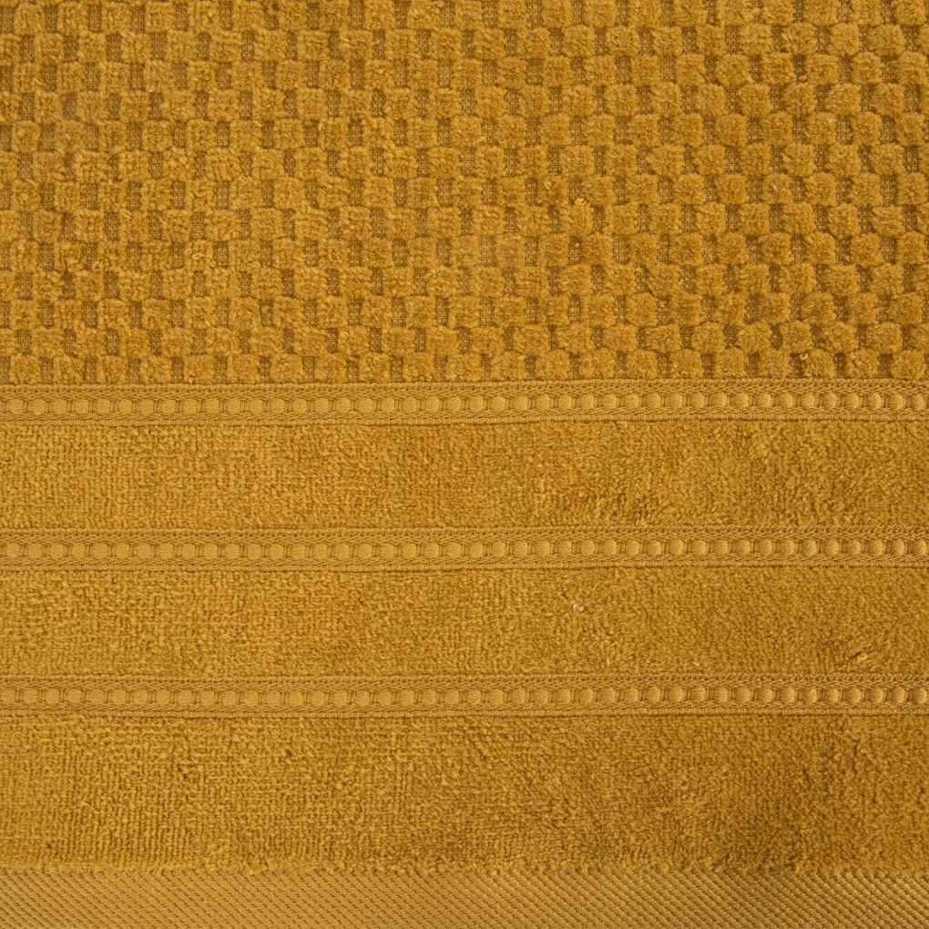 BAVLNENÝ UTERÁK ADORE SADA 3KS 70X140 CM MEDOVÁ