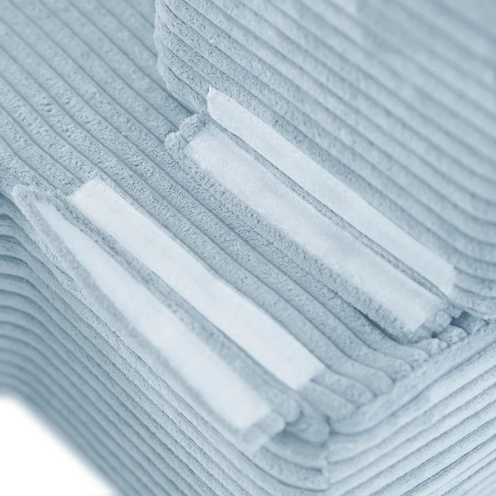 Rozkladacia detská pohovka  - modrá, prémiový menčester