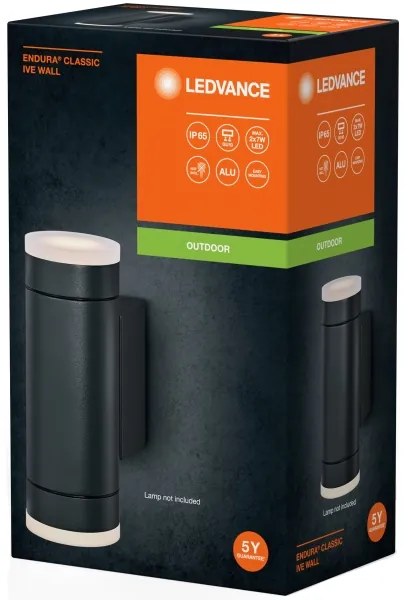 Ledvance - Vonkajšie nástenné svietidlo IVE 2xGU10/35W/230V IP65