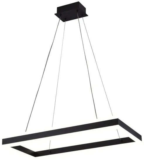 LED Stmievateľný luster na lanku LED/80W/230V 3000-6500K + diaľkové ovládanie