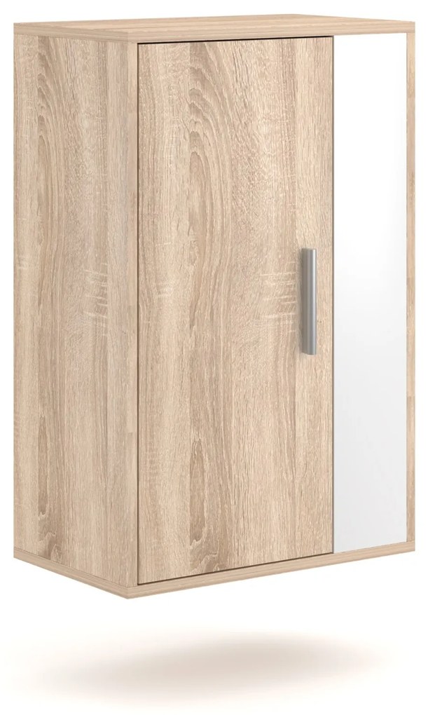 Obývací stěna Berno dub Sonoma/bílá