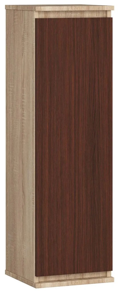 Závesná skrinka Wren (dub sonoma + wenge). Akcia -14%. Vlastná spoľahlivá doprava až k Vám domov. 1069088
