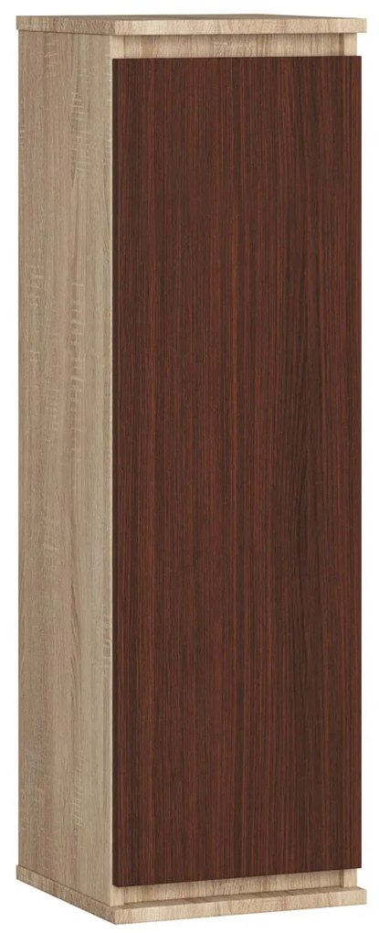Závesná skrinka Wren (dub sonoma + wenge). Akcia -17%. Vlastná spoľahlivá doprava až k Vám domov. 1069088