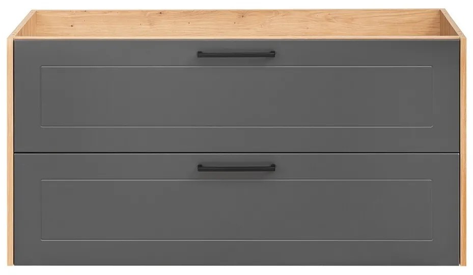 Umývadlová skrinka Madera 854 2S dub artisan/grafit
