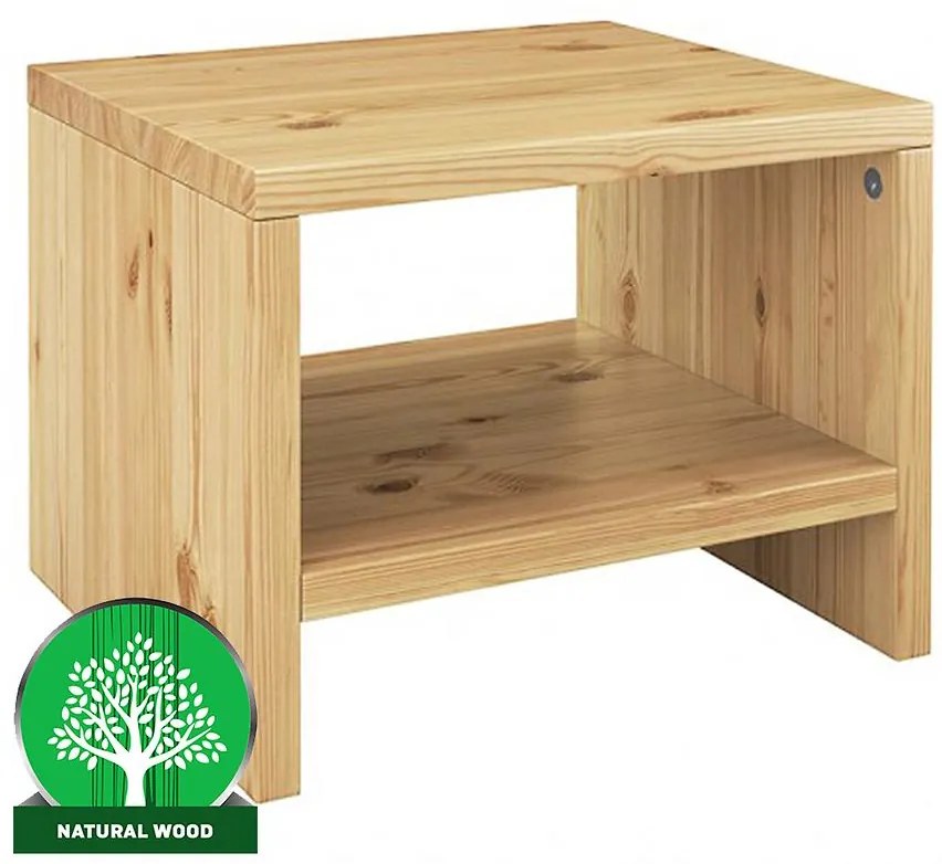 Nočný stolík Sonia borovica surová