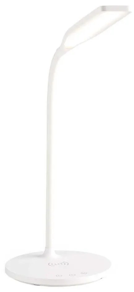 Nedis LTLGQ4M2WT - Stm. lampa s bezdr. nabíjaním Qi LED/5,5W/230V 2700-6500K