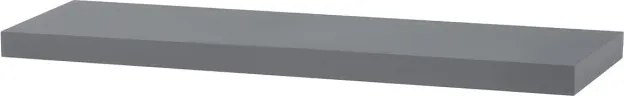 Nástenná polica 90 cm sivá P-013 GREY lesk