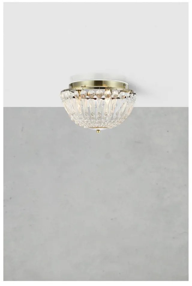 Stropné svietidlo v mosadznej farbe Estelle – Markslöjd