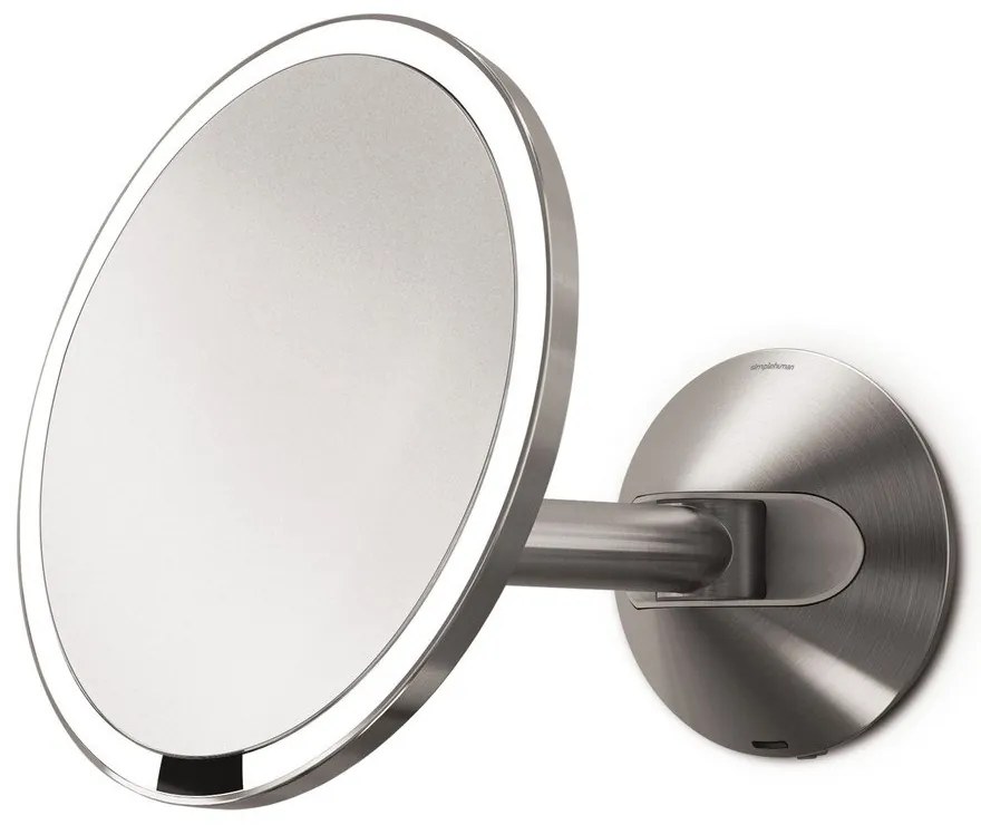 Nástenné/kozmetické zrkadlo s osvetlením/zväčšovacie (5x) ø 20 cm Sensor – simplehuman