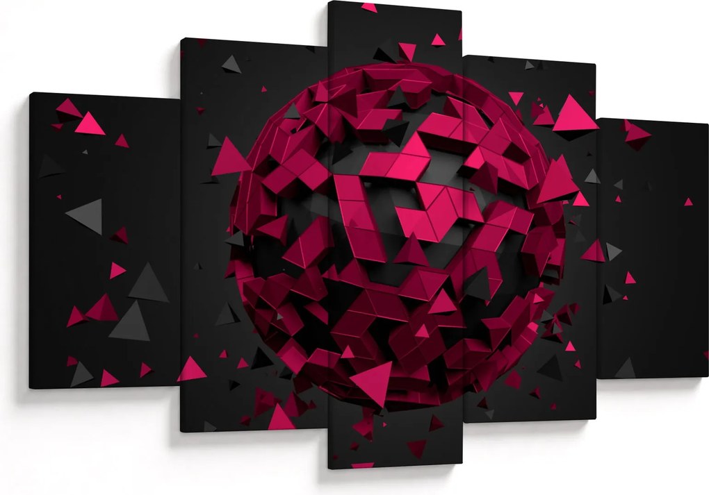 Obraz 3D abstrakcie (150x105 cm)