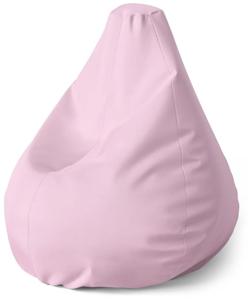 Sablio Sedací vak Pear Svetloružová - 70 x 95 x 15 cm