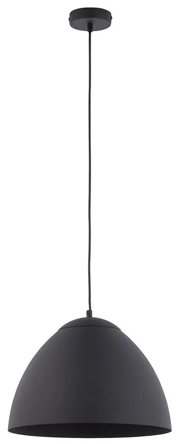 Luster na lanku FARO 1xE27/60W/230V čierna